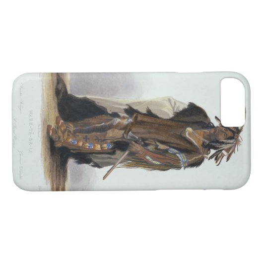 Wahk Ta GE李のスー族の戦士は、Volumからの8つをめっきします Case-Mate iPhoneケース (裏面(横))