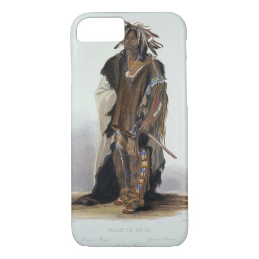 Wahk Ta GE李のスー族の戦士は、Volumからの8つをめっきします Case-Mate iPhoneケース (裏面)