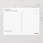 Wahkeena秋、コロンビアリバーゲレンデ、オレゴン州 ポストカード (裏面)