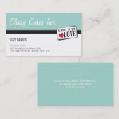 WAHM BUSINESS CARDS :: made with love 6 名刺 (正面/裏面)