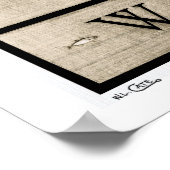 WahooヴィンテージB&Wポスター、プリント、フレーム ポスター (角)