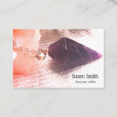 Wahrsager Tarot Kartenleger Pendel Zukunft lila 名刺 (正面)