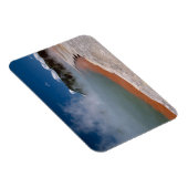 WAI-O-TAPUのシャンパンプールからの蒸気の上昇 マグネット (右側)