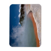 WAI-O-TAPUのシャンパンプールからの蒸気の上昇 マグネット (縦)