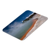 WAI-O-TAPUのシャンパンプールからの蒸気の上昇 マグネット (左側)