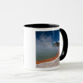 WAI-O-TAPUのシャンパンプールから蒸気が立ち上がる マグカップ (正面右)