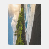 Waianapanapaのビーチ フリースブランケット (正面)