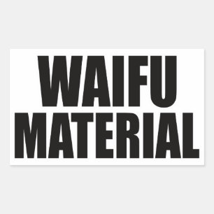 Waifuの文書 長方形シール