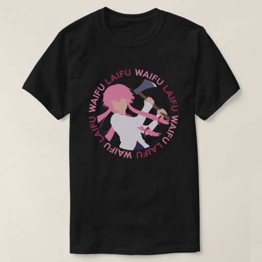 Waifu Laifuの日本製アニメのマンガのワイシャツ Tシャツ (デザイン正面)
