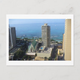 Waikikiのスカイラインの郵便はがき ポストカード
