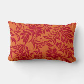 Waikikiのハイビスカスのハワイのリバーシブルの腰神経の枕 ランバークッション (裏面)