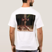 WaikikiのビーチホノルルのWaikikiのStatue公爵 Tシャツ (裏面)