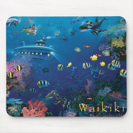 Waikikiのマウスパッド マウスパッド (正面)