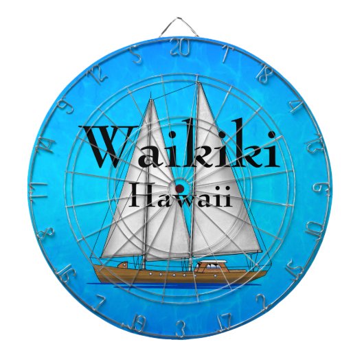 Waikikiハワイ ダーツボード (正面)