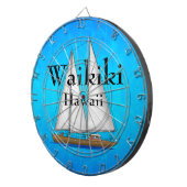 Waikikiハワイ ダーツボード (正面右)