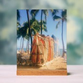 Waikiki Beach Surfboards  アクリルサイン (ニュートラル)