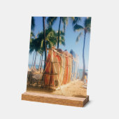 Waikiki Beach Surfboards  アクリルサイン (傾斜)