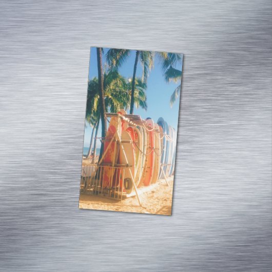 Waikiki Beach Surfboards  マグネット名刺 (インサイチュ)