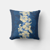 Waikoloaのハワイのハイビスカスの花柄 クッション (正面)