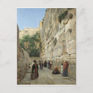 Wailing Wall by Gustav Bauernfeind ポストカード