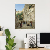Wailing Wall by Gustav Bauernfeind Canvas Print 23 ポスター (ホームオフィス)