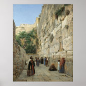 Wailing Wall by Gustav Bauernfeind Canvas Print 23 ポスター (正面)