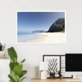 wailua beach ポスター (ホームオフィス)