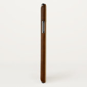 WaimeaのサーフボードのハワイのフェイクなKoaの木製の赤 Case-Mate iPhoneケース (裏面/右)