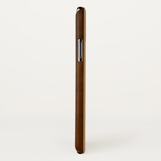 WaimeaのサーフボードのハワイのフェイクなKoaの木製の赤 Case-Mate iPhoneケース (裏面/右)