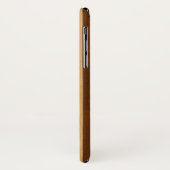 WaimeaのサーフボードのハワイのフェイクなKoaの木製の青 Case-Mate iPhoneケース (裏面/左)