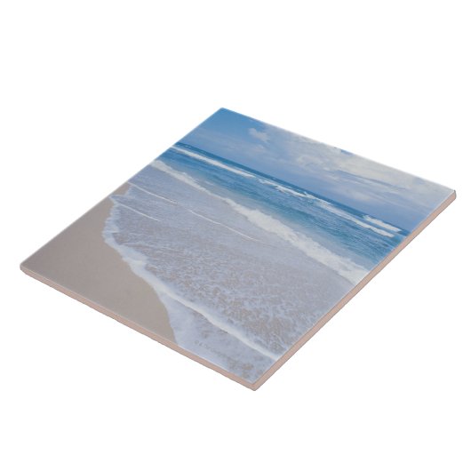 Waimea湾、オアフのハワイ諸島 タイル (側面)