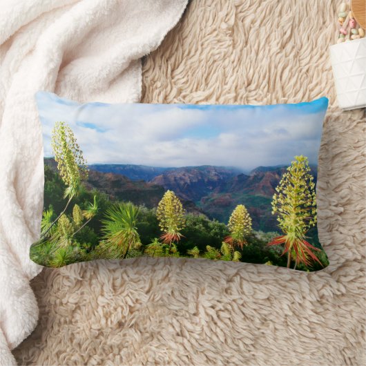 Waimea Canyon | Kauai, Hawaii ランバークッション (ブランケット)