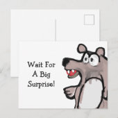 Wait for a big surprise ポストカード (正面/裏面)