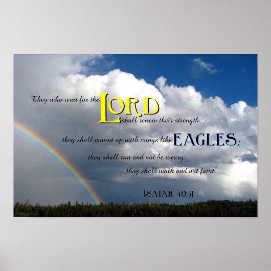 Wait For The Lord Poster ポスター (正面)