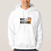 Wait, I Need Coffee – Funny Coffee Cup Quote Desig パーカ (正面)