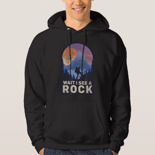 WAIT I SEE A ROCK - 地質学 地質学者  パーカ (正面)