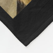 Wait I'm Goated Funny Thinking Monkey Meme Brainro フリースブランケット (角)