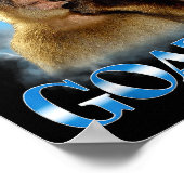 Wait I'm Goated Funny Thinking Monkey Meme Brainro ポスター (角)