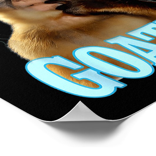 Wait I'm Goated Funny Thinking Monkey Meme Brainro ポスター (角)