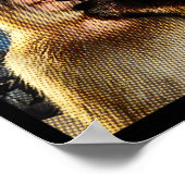 Wait I'm Goated Funny Thinking Monkey Meme Brainro ポスター (角)