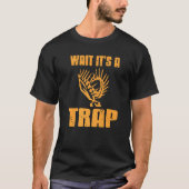 Wait It's A Trap Cool Venus Flytrap Retro Present Tシャツ (正面)