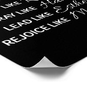 Wait Like Sarah Protect Like Rehab Trust Like Ruth ポスター (角)