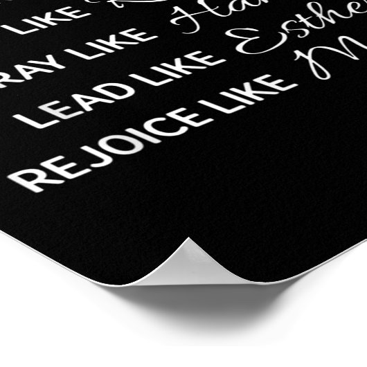 Wait Like Sarah Protect Like Rehab Trust Like Ruth ポスター (角)