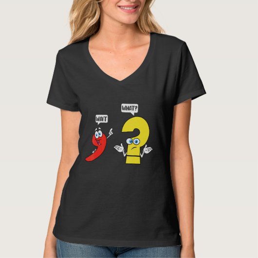 Wait  What   English Teacher Grammar Costume Engli Tシャツ (正面)