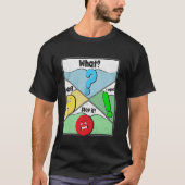 Wait What Stop It I Agree Funny Punctuation Gramma Tシャツ (正面)