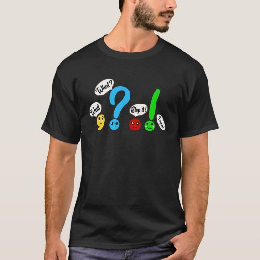 Wait What Stop It I Agree Synonym Rolls Grammar Te Tシャツ (正面)