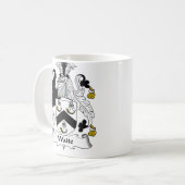 Waiteの家紋 コーヒーマグカップ (正面左)