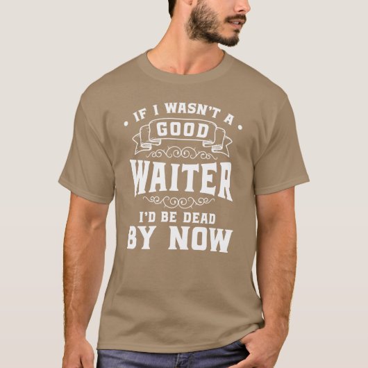 Waiter Food Party boy Tシャツ (正面)