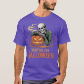 Waiting for Halloween Tシャツ (正面)