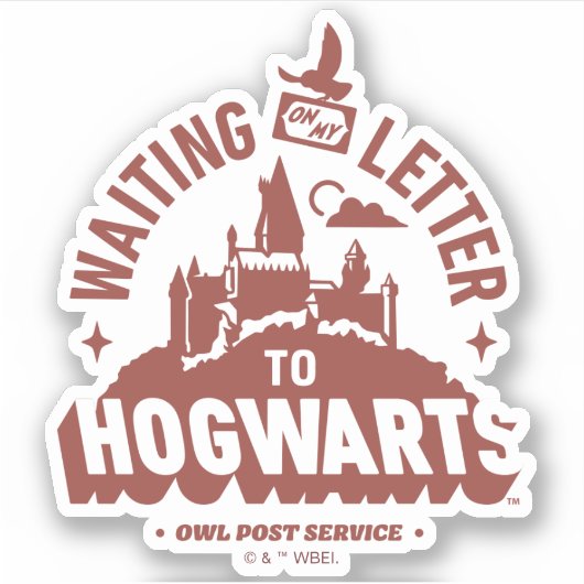 Waiting for my Letter to HOGWARTS™ シール (正面)